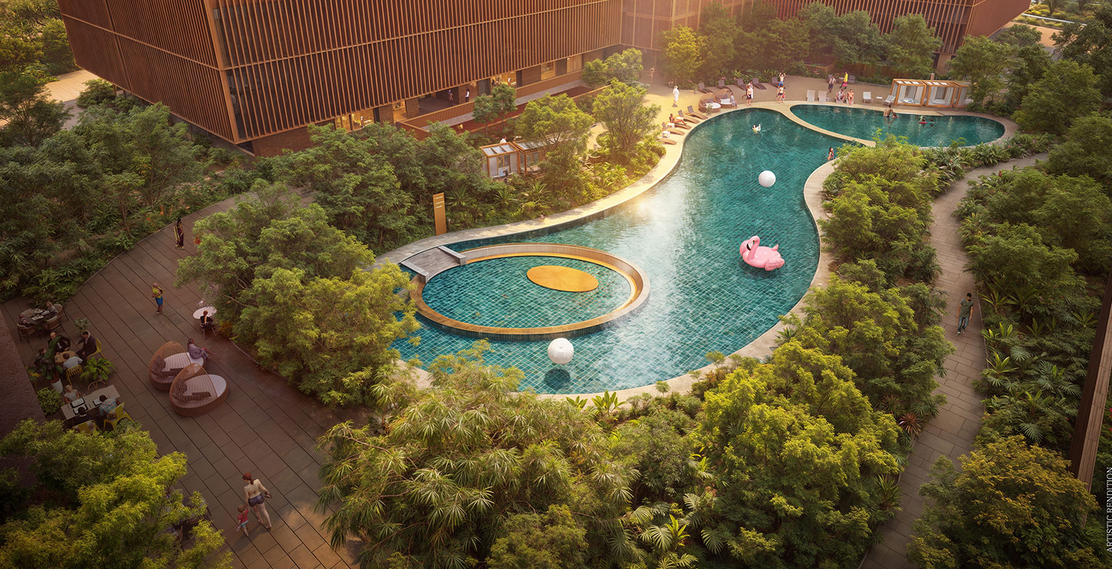 Well-being amenities for all generations 