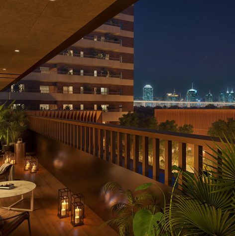 India-inspired architecture