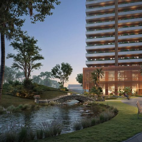 Countryside-themed landscape